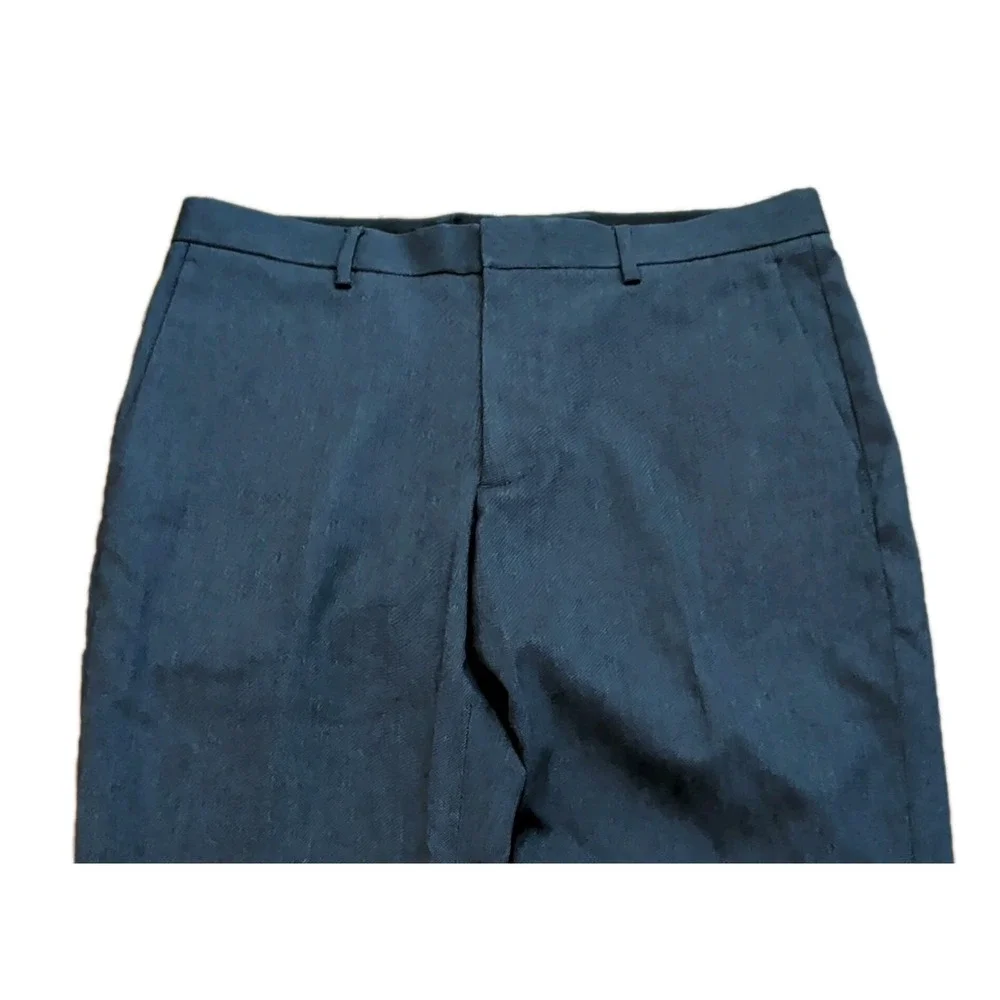 J Crew Ludlow Dress Pants Mens 31x30 Blue Slim Fit Flat‎ Front Business Office